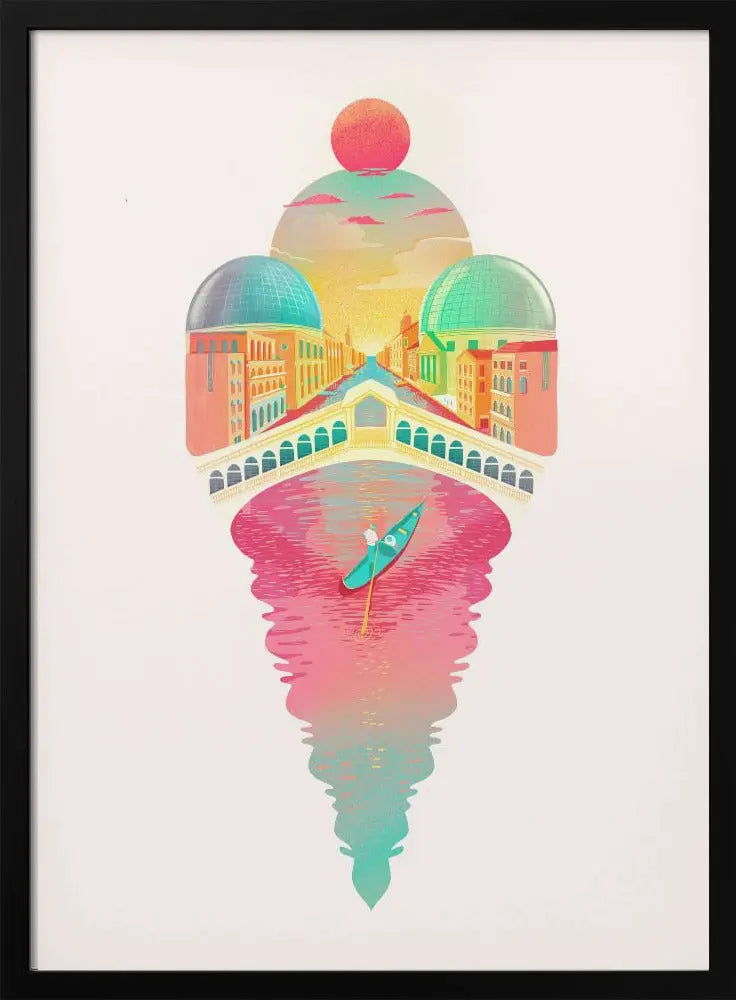 Just One Cornetto - Stretched Canvas, Poster or Fine Art Print I Heart Wall Art