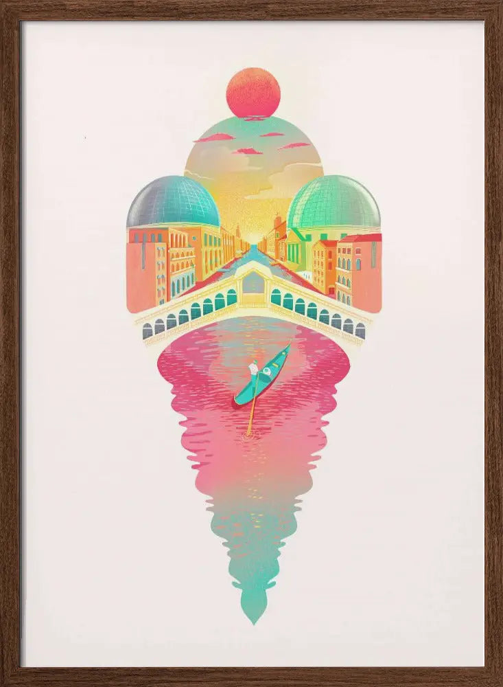 Just One Cornetto - Stretched Canvas, Poster or Fine Art Print I Heart Wall Art