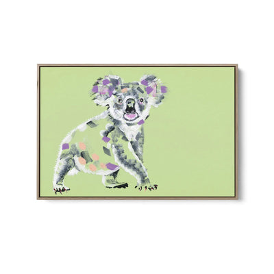 Koala by Lucy Hawkins - Stretched Canvas Print or Framed Fine Art Print - Artwork - I Heart Wall Art