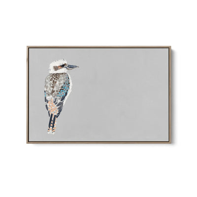 Kookaburra by Lucy Hawkins - Stretched Canvas Print or Framed Fine Art Print - Artwork I Heart Wall Art Australia 