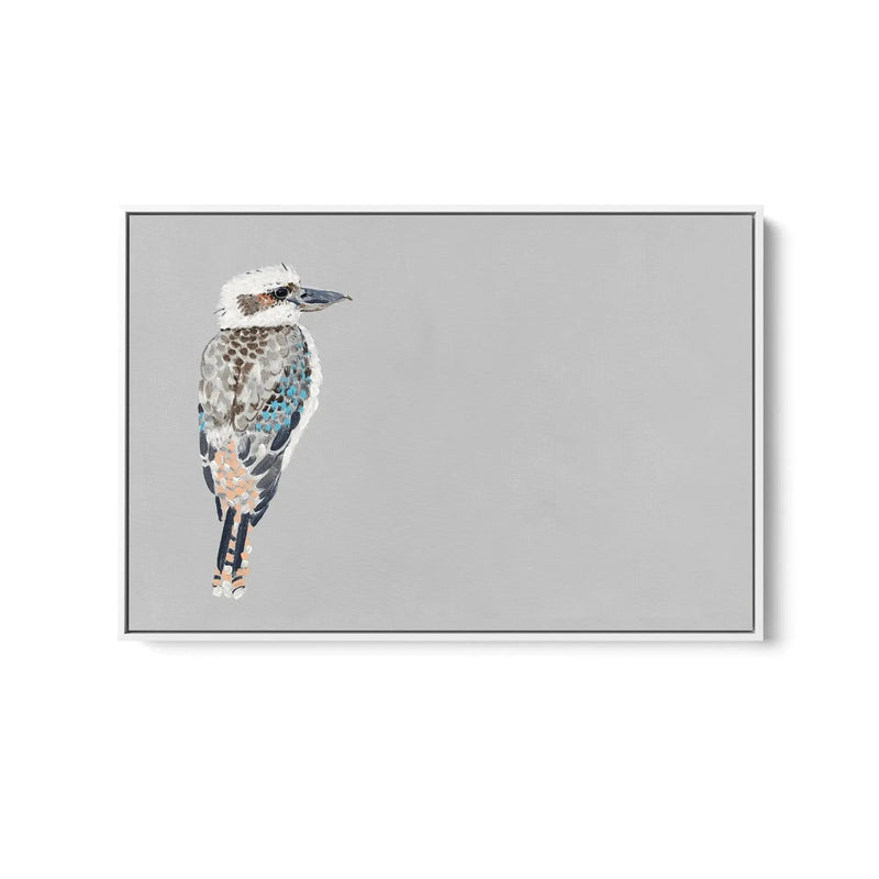 Kookaburra by Lucy Hawkins - Stretched Canvas Print or Framed Fine Art Print - Artwork I Heart Wall Art Australia 