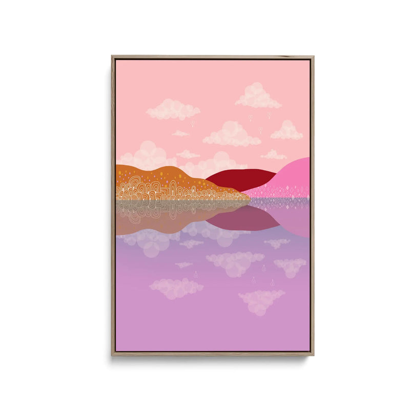 Lake Dart By Unratio - Stretched Canvas Print or Framed Fine Art Print - Artwork I Heart Wall Art Australia 