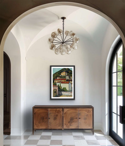 Landscape from Liguria 1932 by Pietro Marussig - Stretched Canvas Print or Framed Fine Art Print - Artwork (Copy) I Heart Wall Art Australia