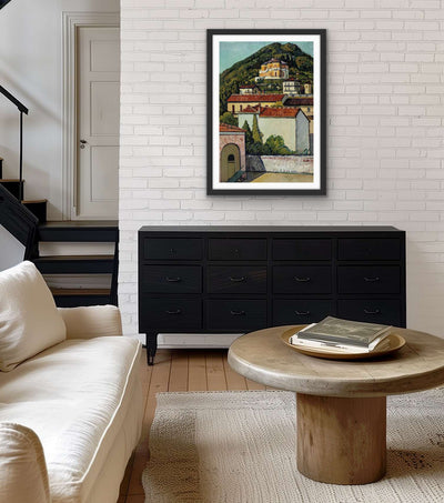 Landscape from Liguria 1932 by Pietro Marussig - Stretched Canvas Print or Framed Fine Art Print - Artwork (Copy) I Heart Wall Art Australia