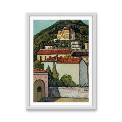 Landscape from Liguria 1932 by Pietro Marussig - Stretched Canvas Print or Framed Fine Art Print - Artwork (Copy) I Heart Wall Art Australia