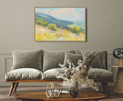 Landscape 1927 By Lajos Csordak - Fine Art or Canvas Print (Copy) I Heart Wall Art Australia