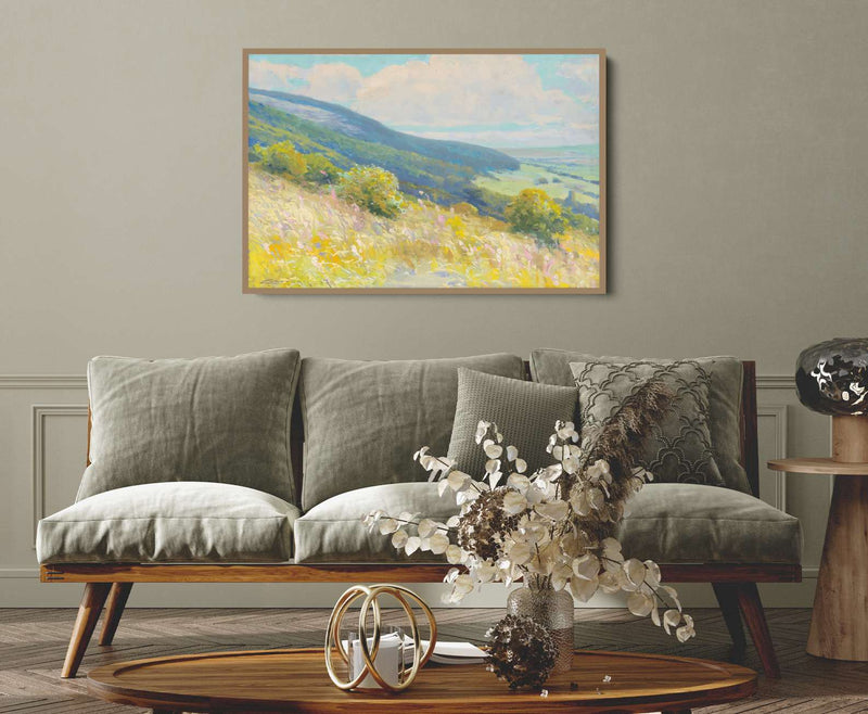 Landscape 1927 By Lajos Csordak - Fine Art or Canvas Print (Copy) I Heart Wall Art Australia