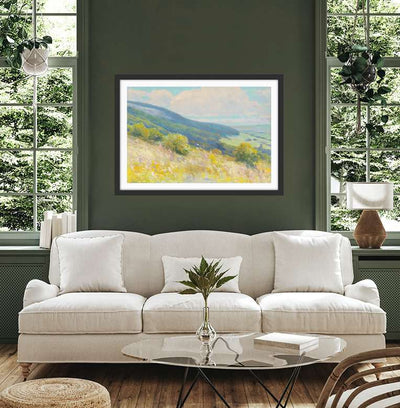 Landscape 1927 By Lajos Csordak - Fine Art or Canvas Print (Copy) I Heart Wall Art Australia