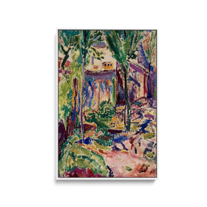 Landscape with House by Alfred Henry Maurer - Stretched Canvas Print or Framed Fine Art Print - Vintage Artwork I Heart Wall Art Australia 