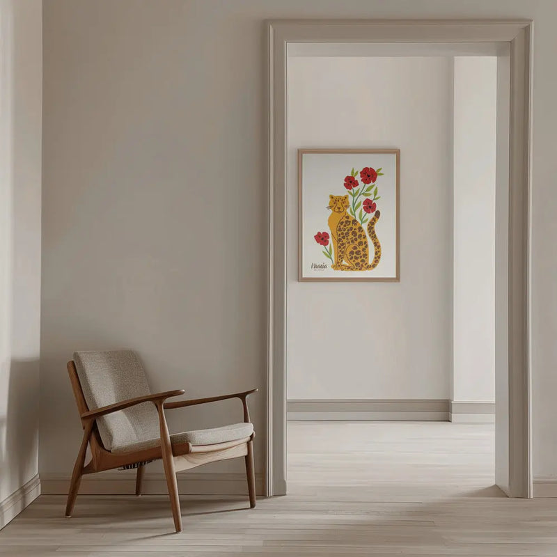 Leopard - Stretched Canvas, Poster or Fine Art Print I Heart Wall Art