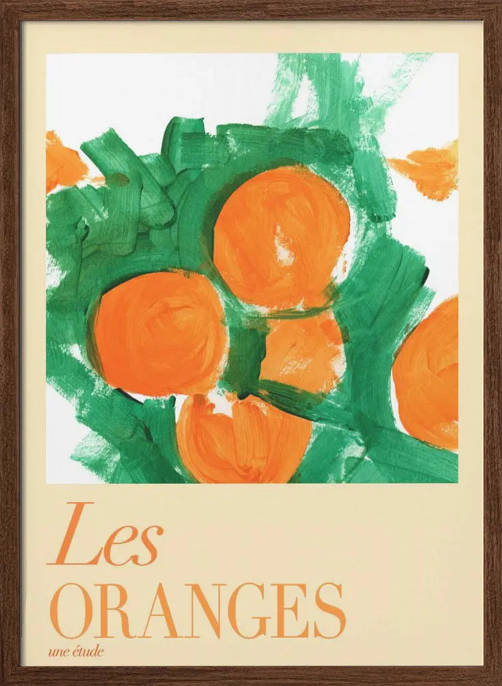 Les Oranges Une Étude 1 - Stretched Canvas, Poster or Fine Art Print I Heart Wall Art