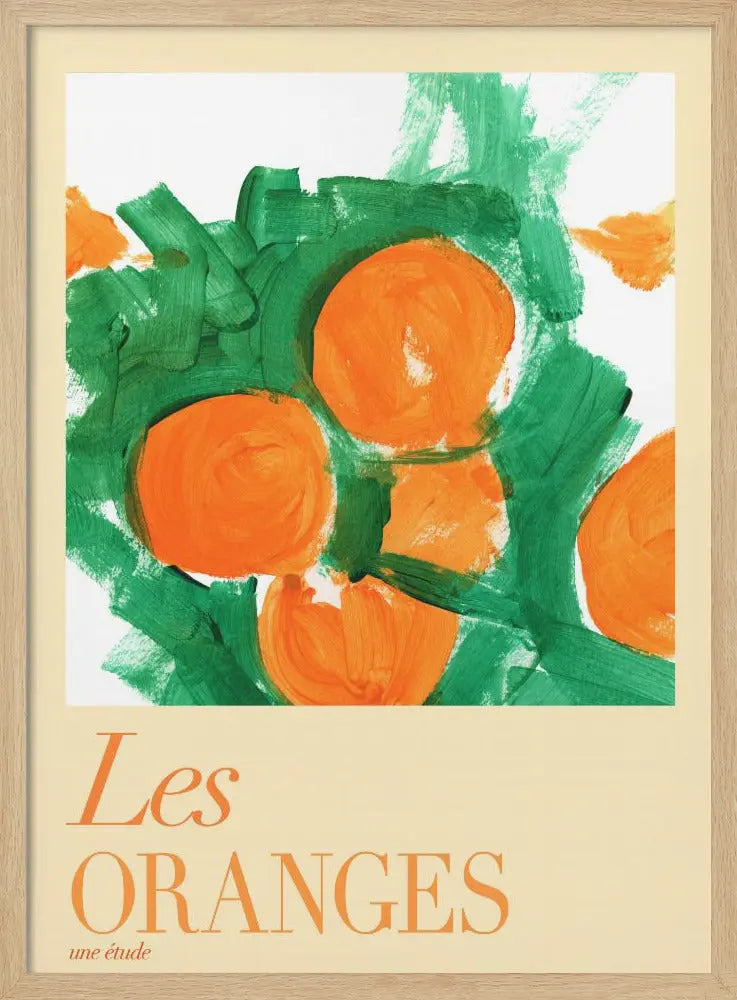 Les Oranges Une Étude 1 - Stretched Canvas, Poster or Fine Art Print I Heart Wall Art