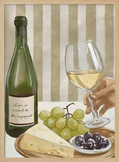 Life is meant to be enjoyed - Stretched Canvas, Poster or Fine Art Print I Heart Wall Art