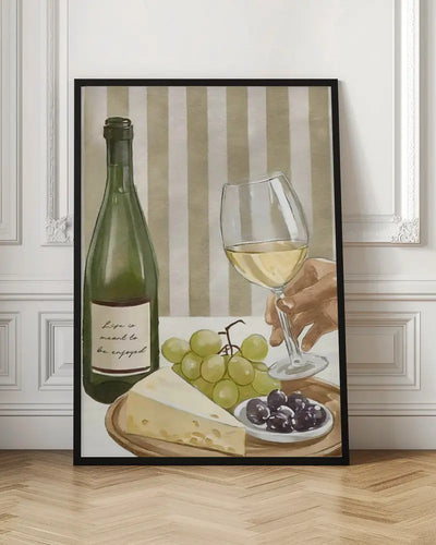 Life is meant to be enjoyed - Stretched Canvas, Poster or Fine Art Print I Heart Wall Art