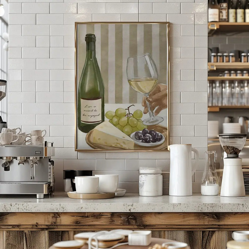 Life is meant to be enjoyed - Stretched Canvas, Poster or Fine Art Print I Heart Wall Art