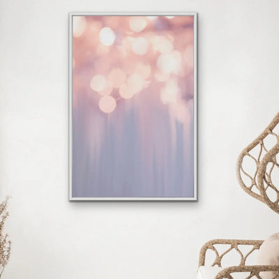 Light Show  -Pastel Abstract Stretched Canvas Wall Art I Heart Wall Art Australia