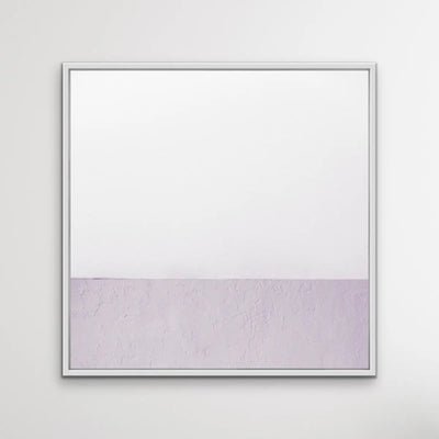 Lilac Horizons - Square Abstract Lilac Purple Geometric Wall Art Canvas Print - I Heart Wall Art