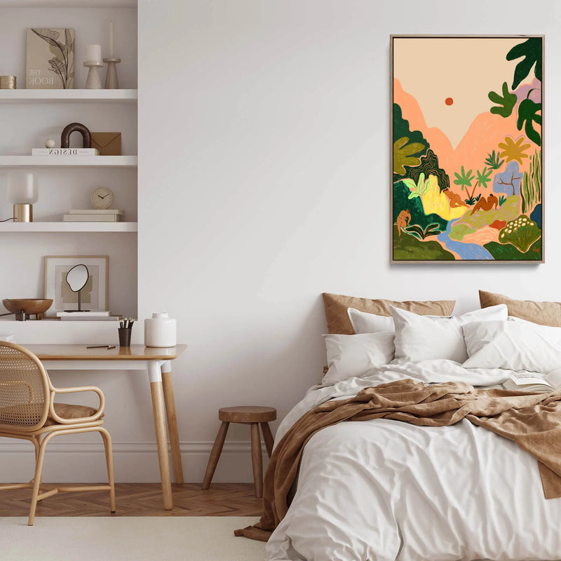 Lost In Paradise No2 by Arty Guava - Stretched Canvas Print or Framed Fine Art Print - Artwork I Heart Wall Art Australia 