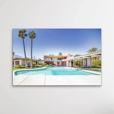 Lunch At Sinatra's House In Light Tones - Photographic Print in Mid Century Style - I Heart Wall Art