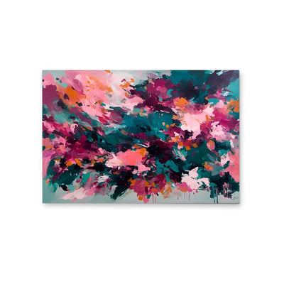 Majestic - Floral Abstract  Stretched Canvas Print or Framed Fine Art Print - Artwork