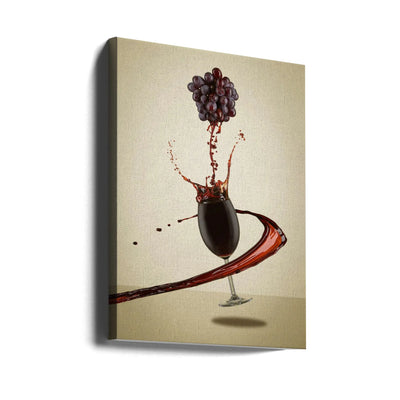 Making wine - Stretched Canvas, Poster or Fine Art Print I Heart Wall Art