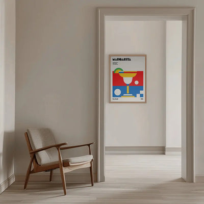 Margarita Bauhaus Cocktail - Stretched Canvas, Poster or Fine Art Print I Heart Wall Art