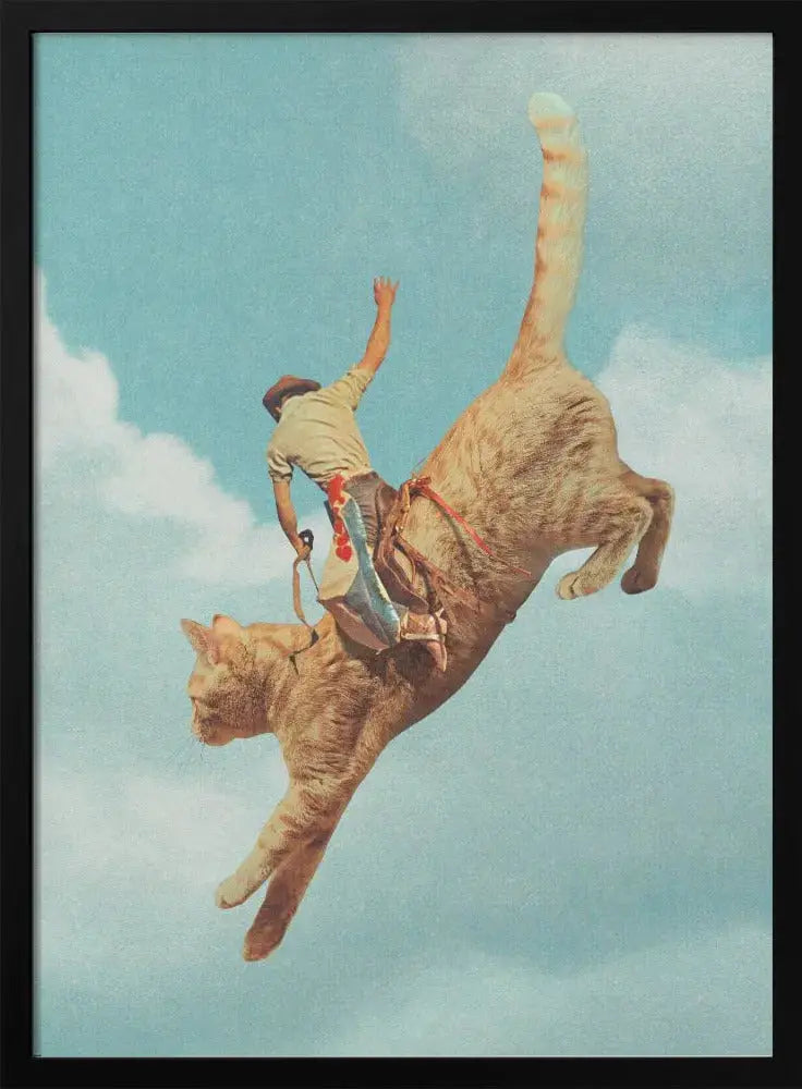 Meehaw   Rodio Cat - Stretched Canvas, Poster or Fine Art Print I Heart Wall Art