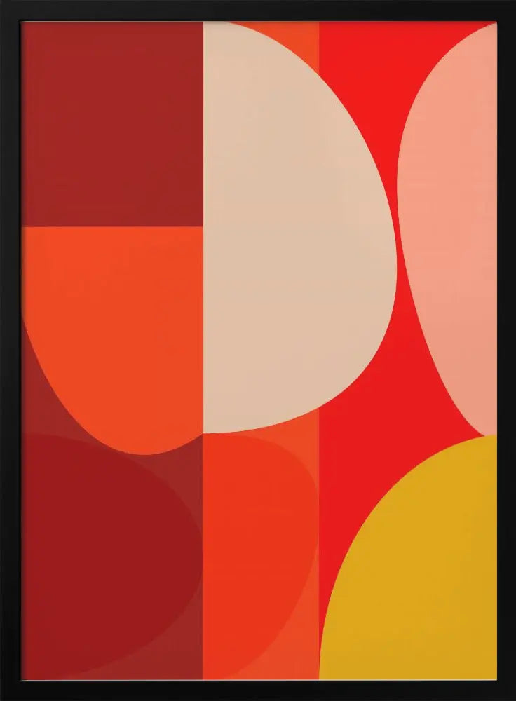 Mid Century Pastel 10 - Stretched Canvas, Poster or Fine Art Print I Heart Wall Art