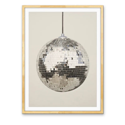 Mirror Ball - Stretched Canvas Print or Framed Fine Art Print - Artwork I Heart Wall Art Australia