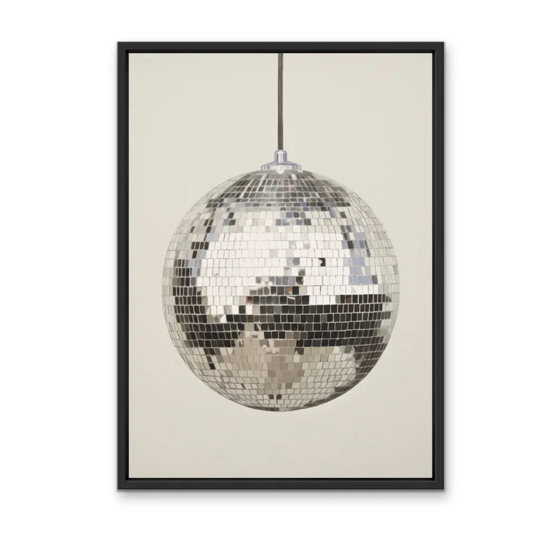 Mirror Ball - Stretched Canvas Print or Framed Fine Art Print - Artwork I Heart Wall Art Australia