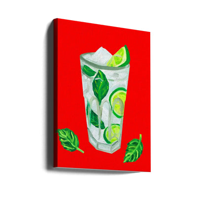 Mojito Extra Mint - Stretched Canvas, Poster or Fine Art Print I Heart Wall Art