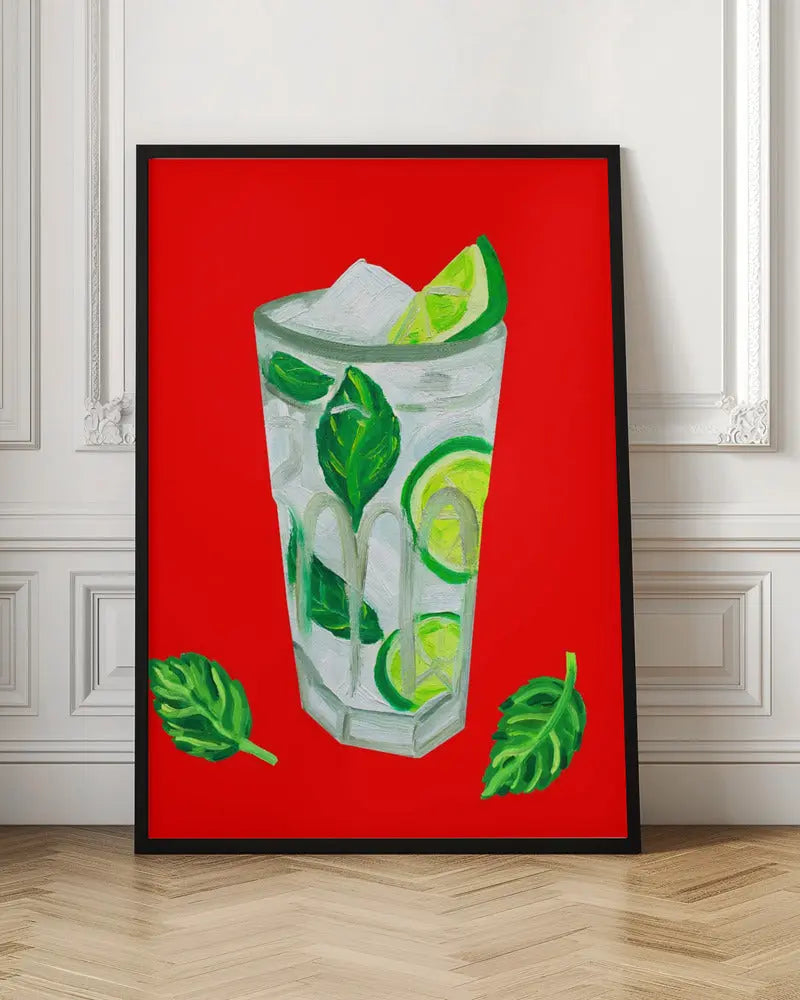 Mojito Extra Mint - Stretched Canvas, Poster or Fine Art Print I Heart Wall Art