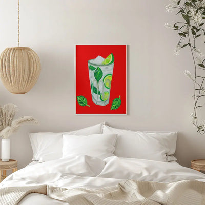 Mojito Extra Mint - Stretched Canvas, Poster or Fine Art Print I Heart Wall Art