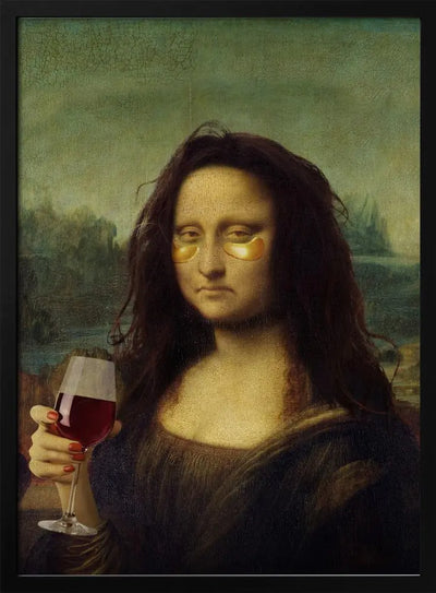 Monday Lisa - Stretched Canvas, Poster or Fine Art Print I Heart Wall Art