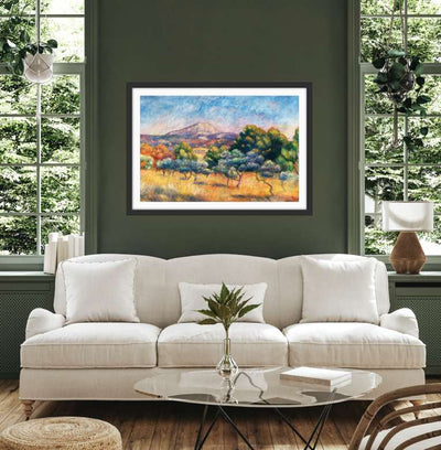 Montagne Sainte-Victoire (Paysage) by Renoir - Fine Art or Canvas Print I Heart Wall Art Australia