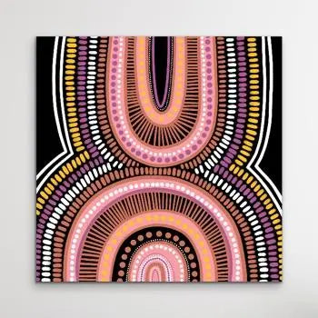 Mother Is Earth - Original - Aboriginal Art Print By Leah Cummins - I Heart Wall Art