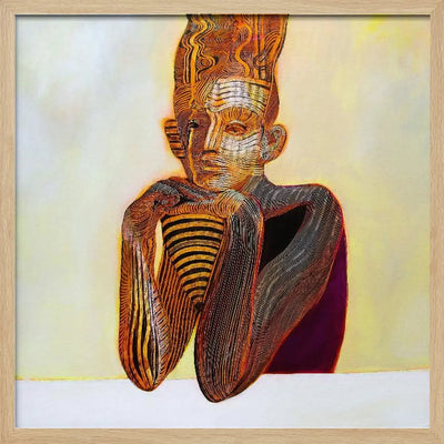 Mummy - Square Stretched Canvas, Poster or Fine Art Print I Heart Wall Art