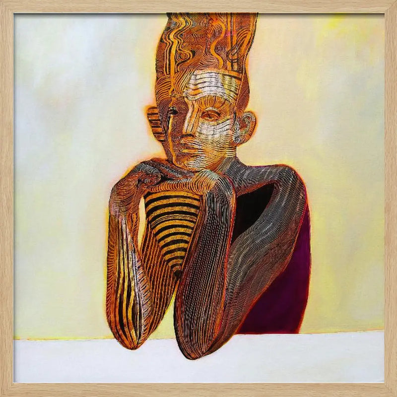 Mummy - Square Stretched Canvas, Poster or Fine Art Print I Heart Wall Art