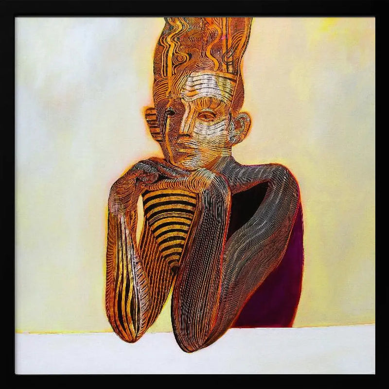 Mummy - Square Stretched Canvas, Poster or Fine Art Print I Heart Wall Art