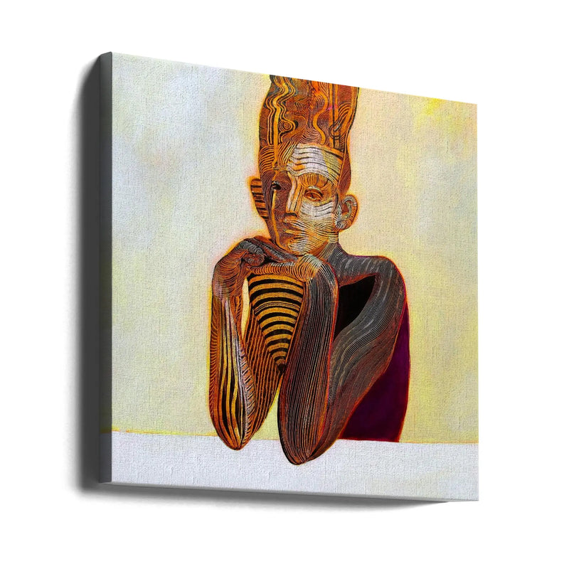 Mummy - Square Stretched Canvas, Poster or Fine Art Print I Heart Wall Art