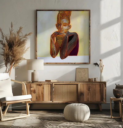 Mummy - Square Stretched Canvas, Poster or Fine Art Print I Heart Wall Art