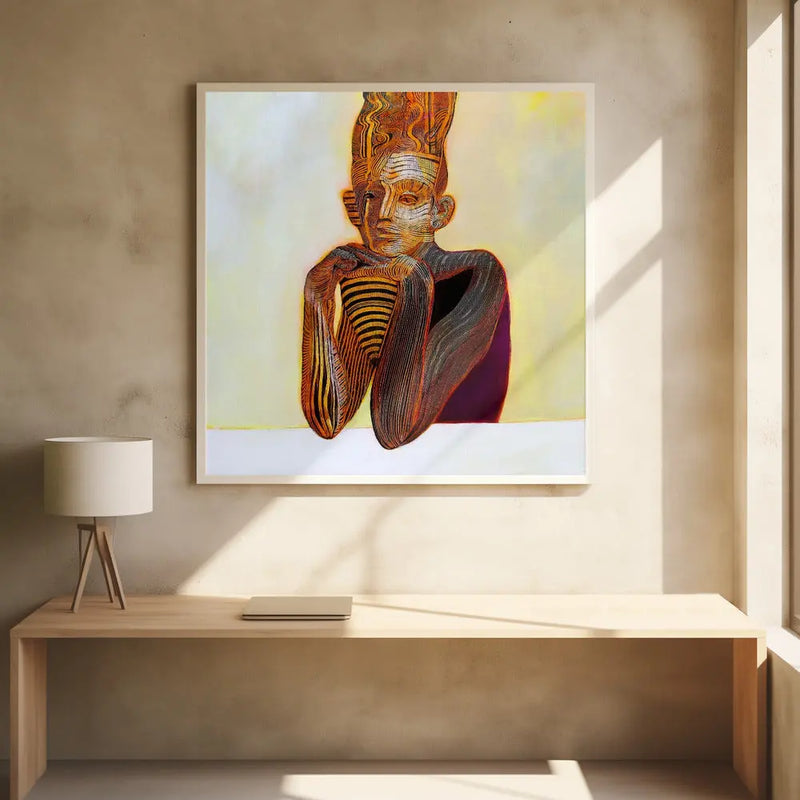 Mummy - Square Stretched Canvas, Poster or Fine Art Print I Heart Wall Art