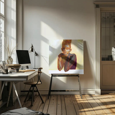 Mummy - Square Stretched Canvas, Poster or Fine Art Print I Heart Wall Art