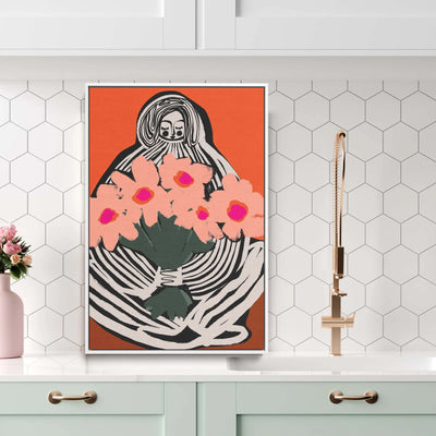 My Lovely Flowers by Treechild  - Stretched Canvas Print or Framed Fine Art Print - Artwork