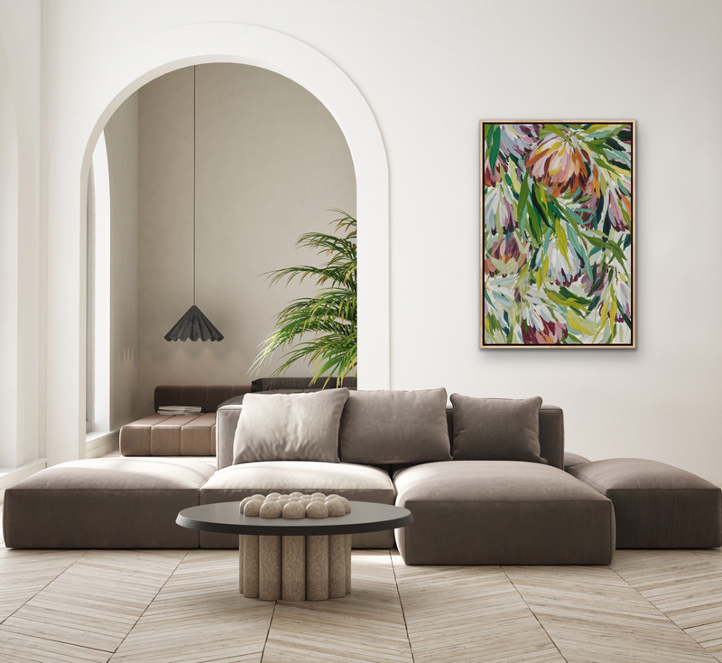 Down In The Wild Garden by Edie Fogarty - Australian Nature Canvas or Art Print