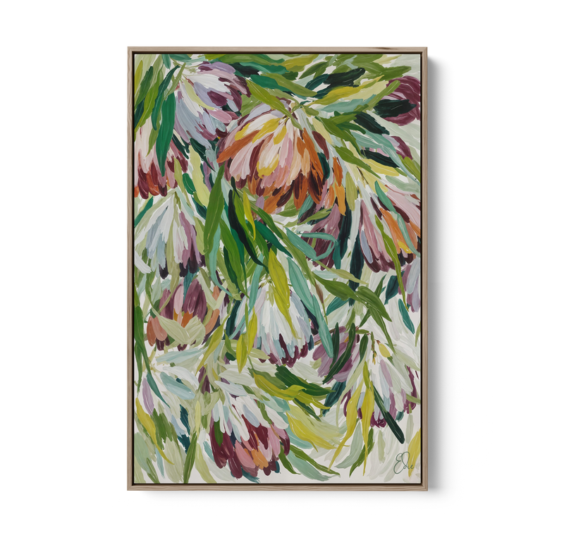 Down In The Wild Garden by Edie Fogarty - Australian Nature Canvas or Art Print