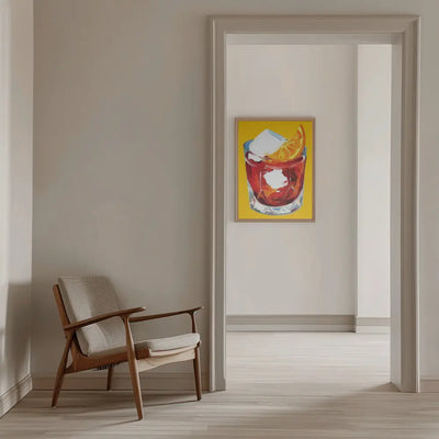 Negroni On Sunshine - Stretched Canvas, Poster or Fine Art Print I Heart Wall Art