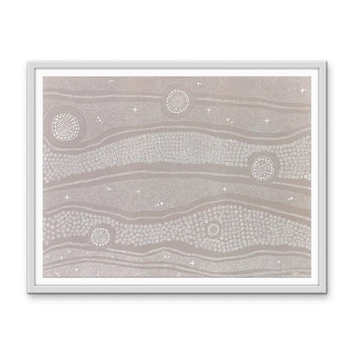 New Born Aboriginal Art Print by Holly Stowers - Canvas or Fine Art Print - Dot Painting I Heart Wall Art Australia 