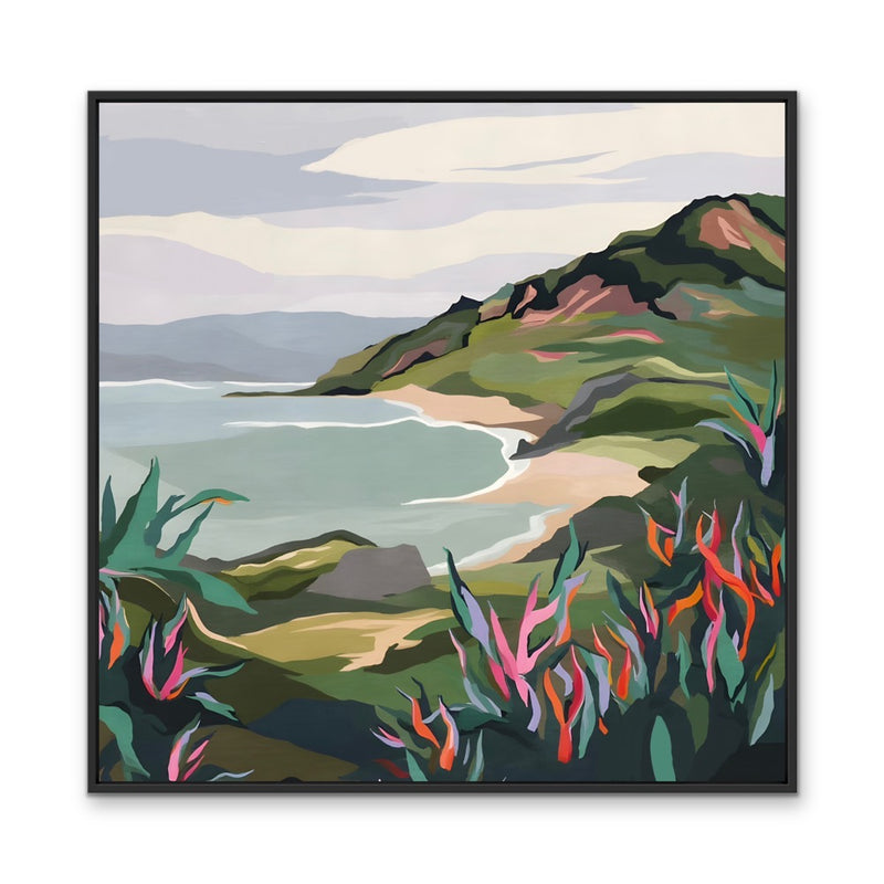 Across the Ditch- Blue Colourful Abstract Original Artwork Print