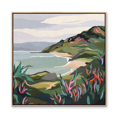 Across the Ditch- Blue Colourful Abstract Original Artwork Print